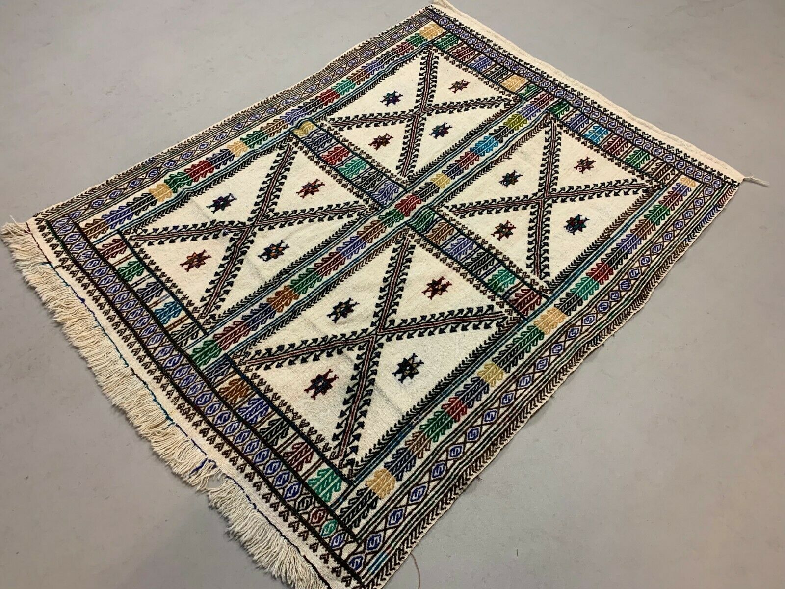 Antique Turkish Kilim Rug 160x124 cm shabby vintage old wool Kelim Medium Antiques:Carpets & Rugs kilimshop.myshopify.com