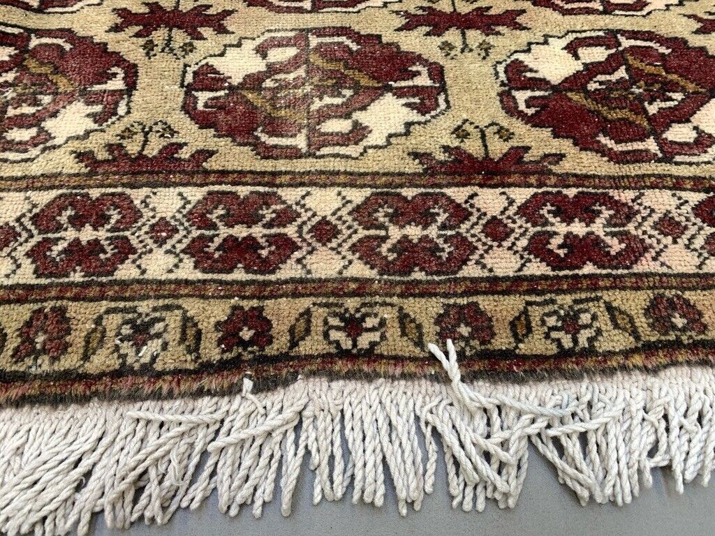 Vintage Turkish Rug 225x131 cm shabby carpet Central Anatolian Medium