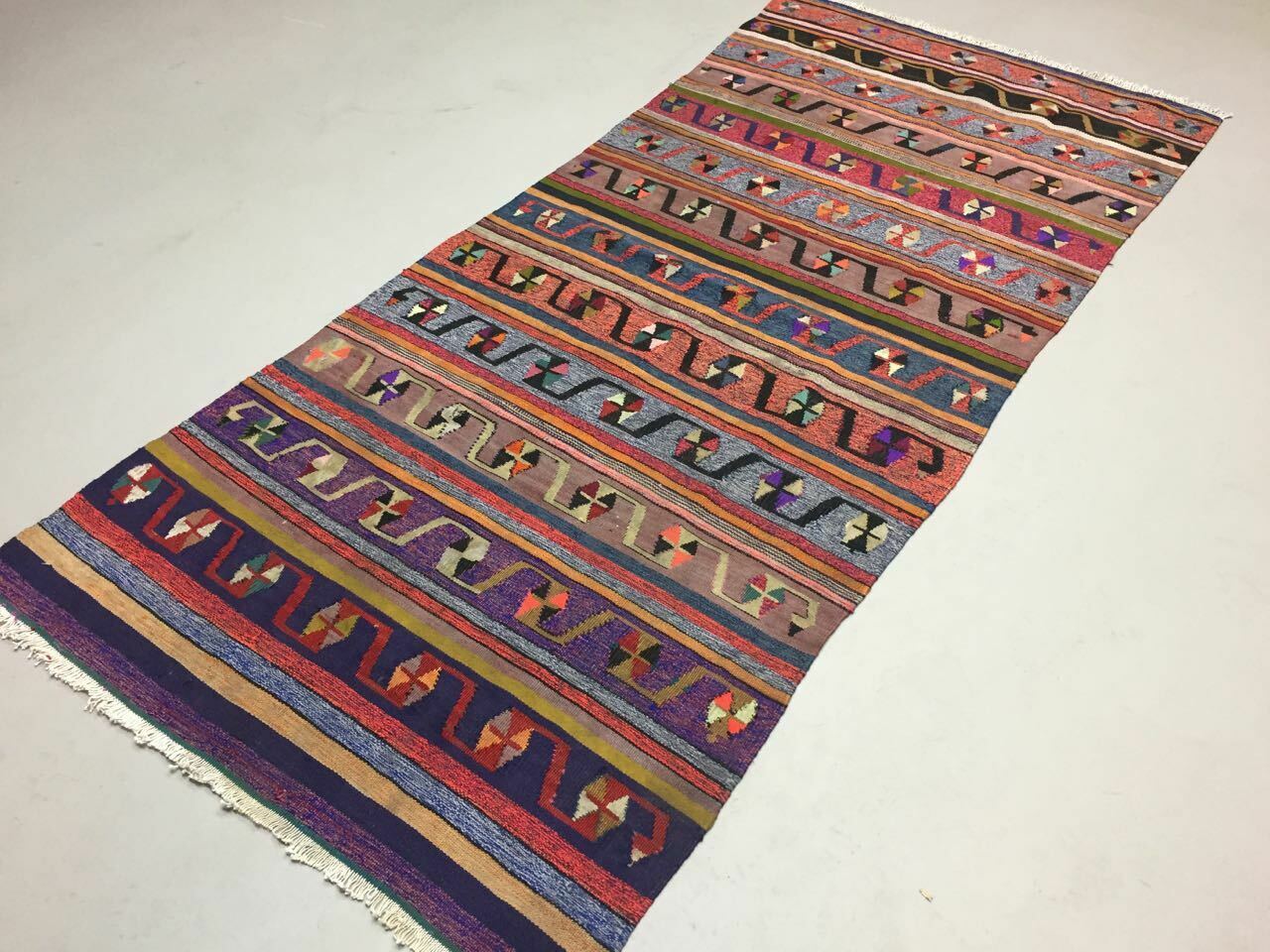 Tribal Turkish Kilim Rug Runner 180x82 cm shabby vintage old  Kelim rug Antiques:Carpets & Rugs kilimshop.myshopify.com