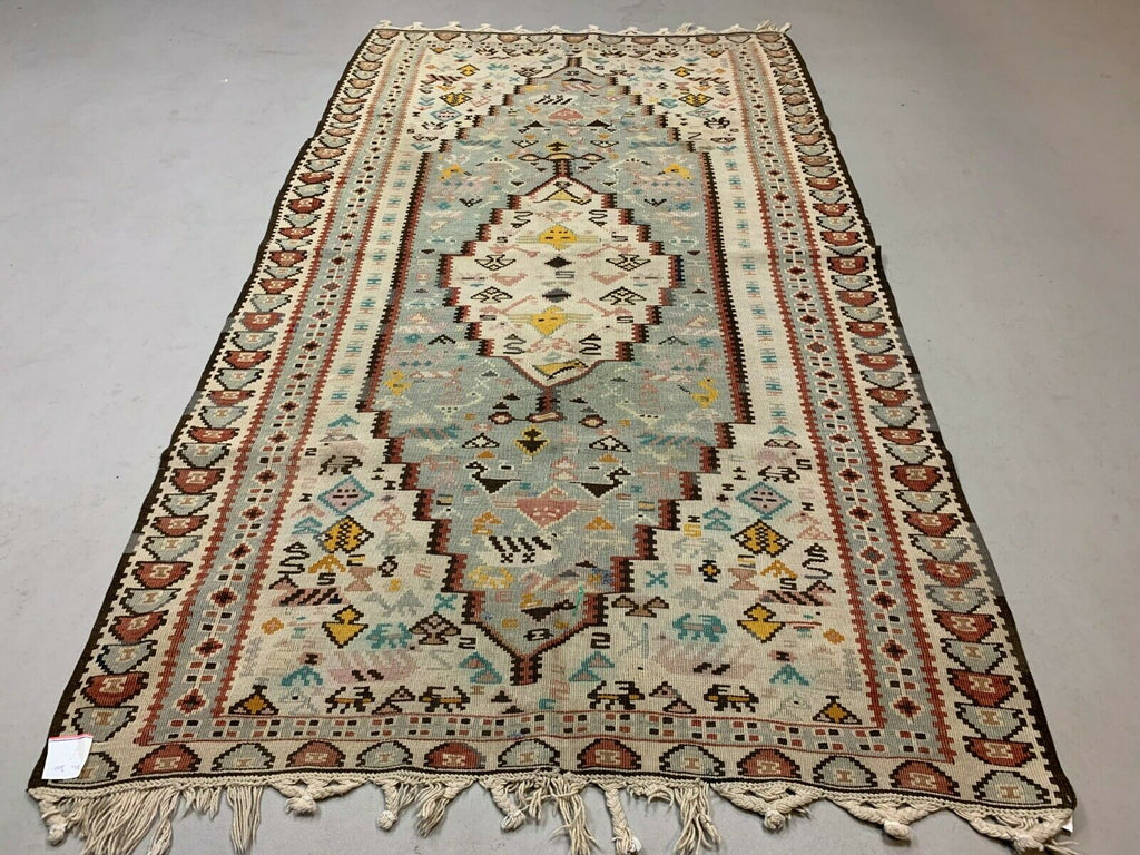 Vintage Turkish Kilim 205x120 cm shabby, country home, boho Old Kelim Rug medium Antiques:Carpets & Rugs kilimshop.myshopify.com