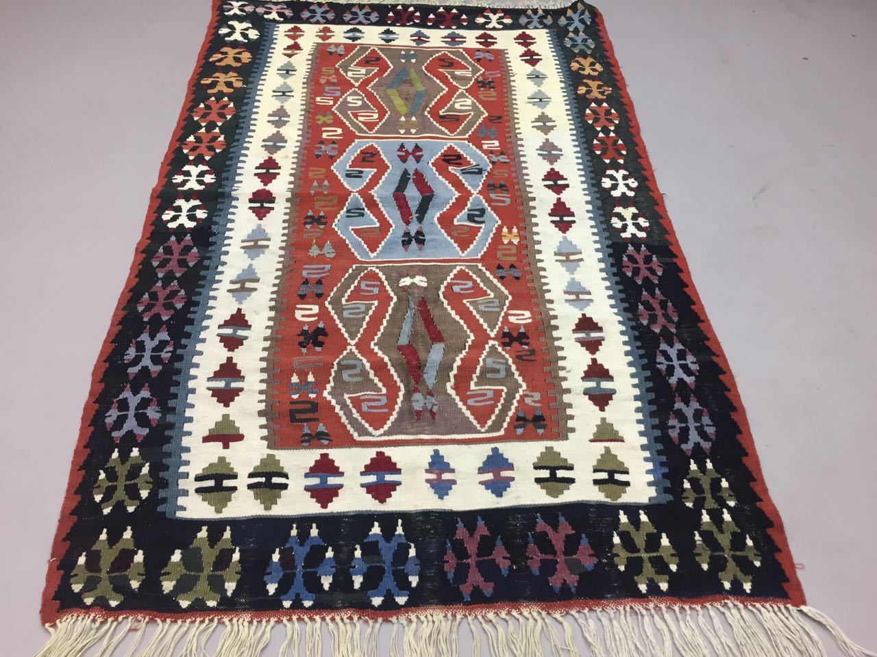 Antique Turkish Moroccan Kilim Rug shabby vintage wool Kelim 165x100cm Medium Antiques:Carpets & Rugs kilimshop.myshopify.com
