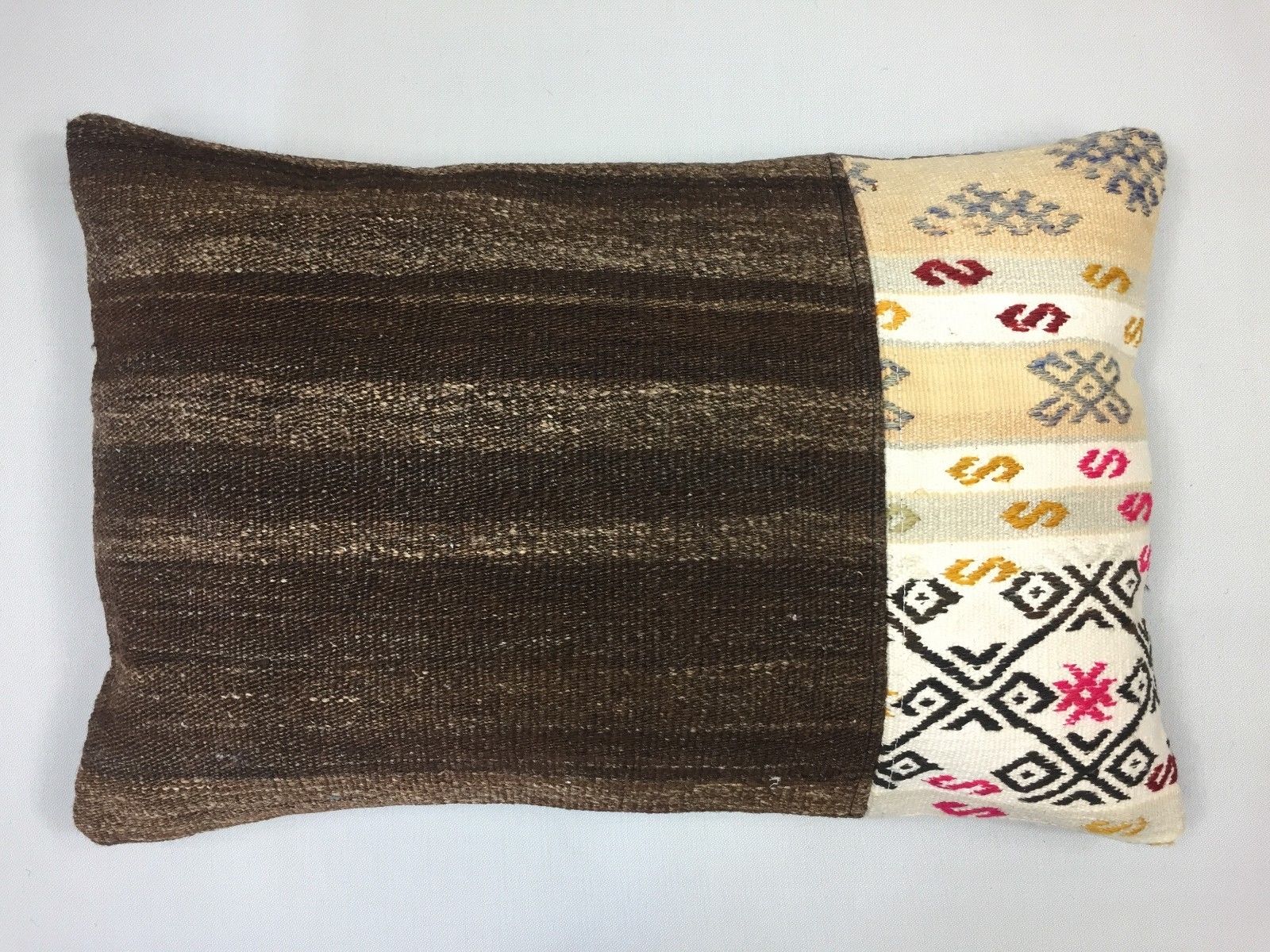 Kilim Cushion Cover 60x40 cm Old Vintage Antique Kelim pillow Boho country house Home, Furniture & DIY:Home Decor:Cushions kilimshop.myshopify.com