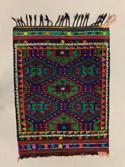 Small Vintage Turkish Kilim Rug 135x101 cm Wool Kelim