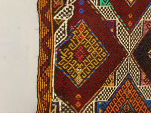 Medium Vintage Turkish Kilim Rug 137x95 cm Wool Kelim