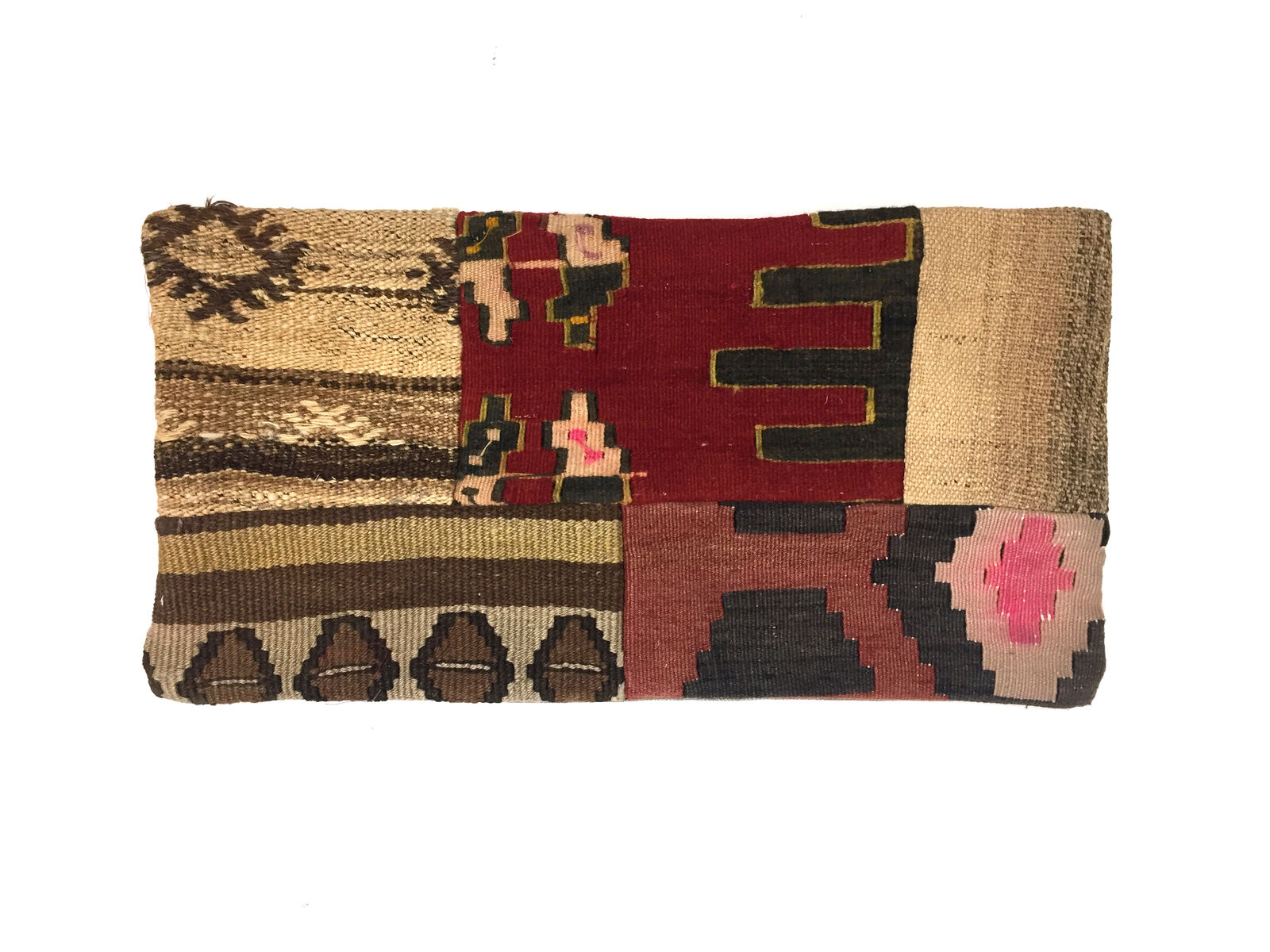 Kilim Pillow Cover 30x60 cm Meditation Bench Cushion Tapis Kelim Teppich Boho