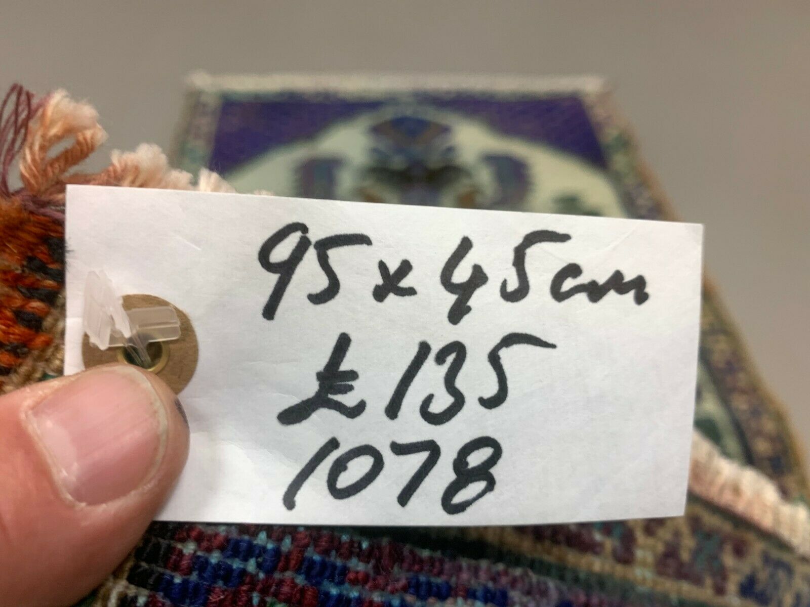 Small Vintage Turkish Rug 95x45 cm, Short Runner, Tribal, Shabby Chic Antiques:Carpets & Rugs kilimshop.myshopify.com