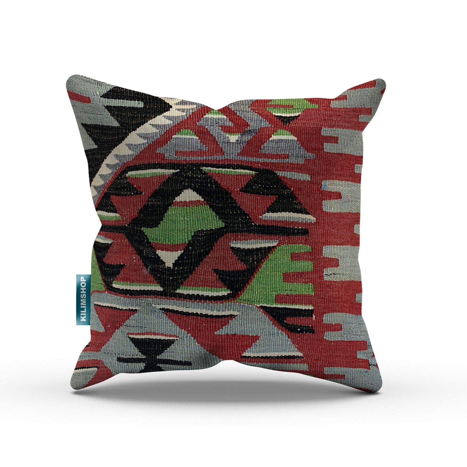 Turkish, Moroccan  Kilim Cushion Cover, Kelim Pillow 50x50 cm