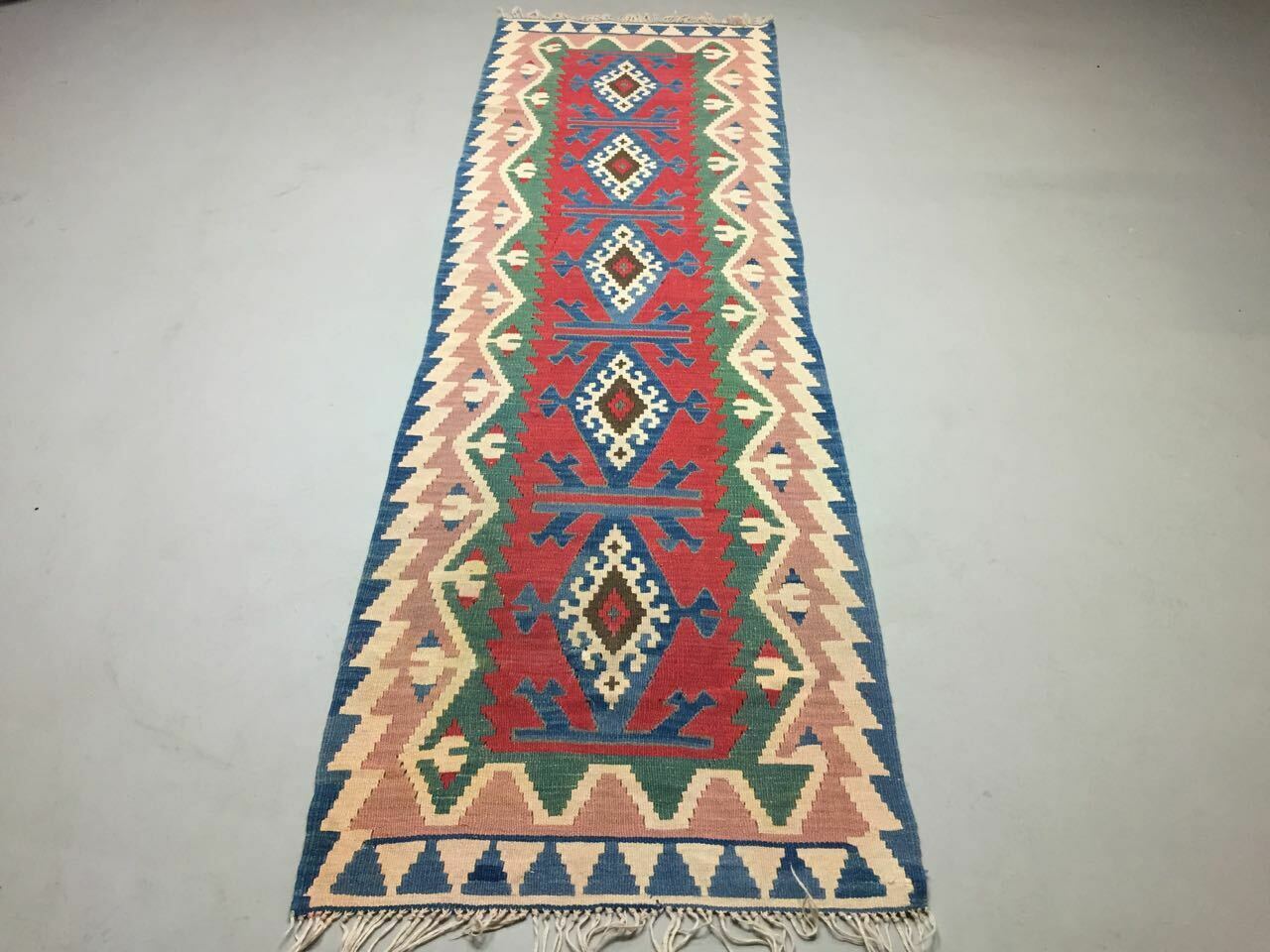 Tribal Turkish Kilim Rug Runner 262x75 cm shabby vintage old  Kelim rug Antiques:Carpets & Rugs kilimshop.myshopify.com