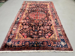 Vintage Traditional Persian Rug Wool Oriental HandMade Rug 298x166 cm