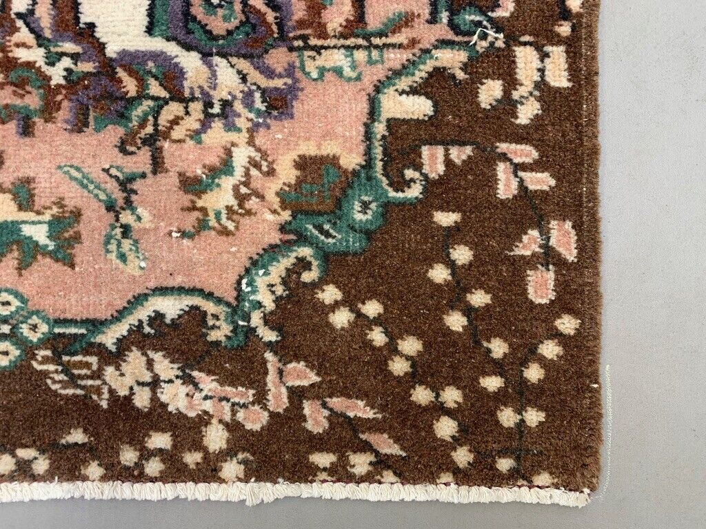 Vintage Turkish Rug 216x122 cm shabby carpet Central Anatolian Medium