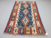 Handmade Turkish Kilim Rug shabby vintage wool country home Kelim 190x116cm Antiques:Carpets & Rugs kilimshop.myshopify.com