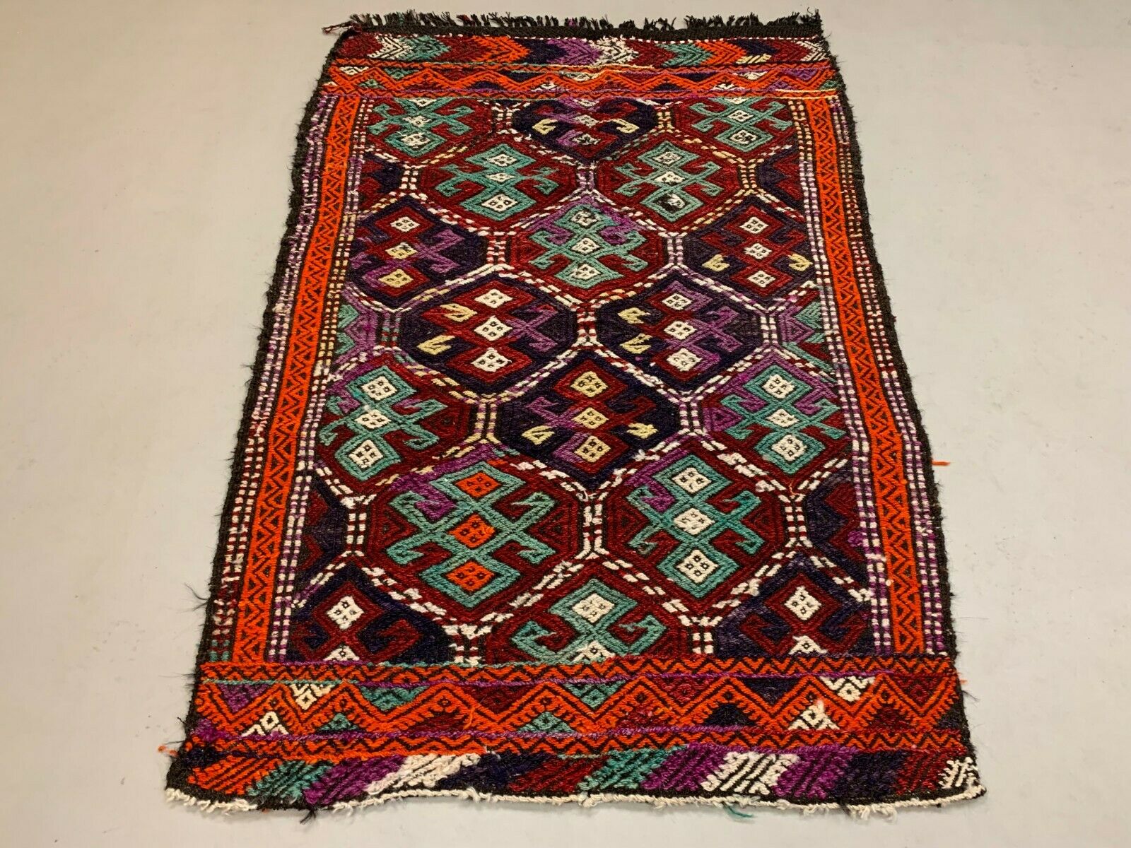 Antique Turkish Moroccan Kilim Rug shabby vintage Kelim 130x90 cm small Antiques:Carpets & Rugs kilimshop.myshopify.com