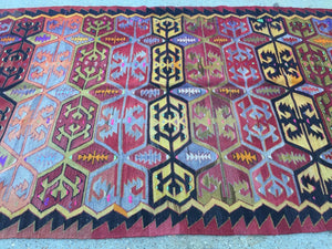 Vintage Turkish Kilim Kelim Rug 300x173cm shabby chic wool, country home, boho Antiques:Carpets & Rugs kilimshop.myshopify.com