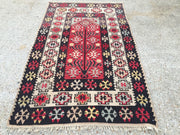 Antique Turkish Kilim Rug shabby vintage old wool country home Kelim 180x108cm Antiques:Carpets & Rugs kilimshop.myshopify.com