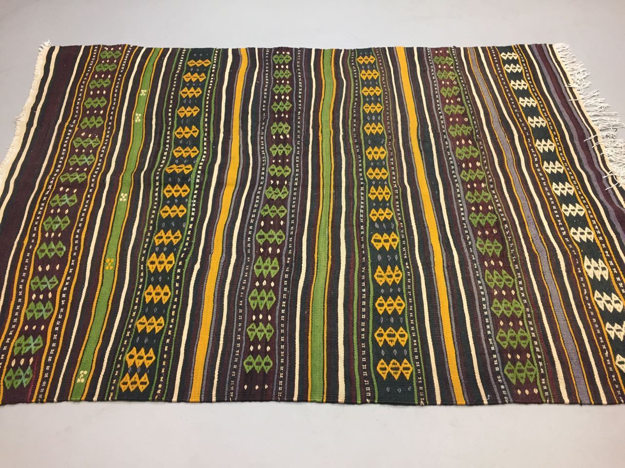 Antique Turkish Kilim Rug shabby vintage old wool boho Kelim 203x141cm Large Antiques:Carpets & Rugs kilimshop.myshopify.com