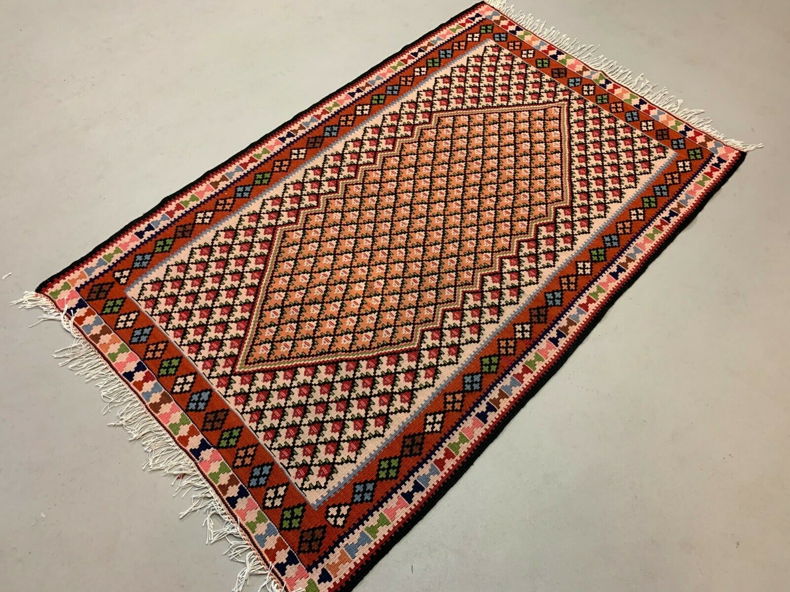 Traditional Turkish Kilim Rug shabby vintage wool Boho Kelim 158x96 cm Medium Antiques:Carpets & Rugs kilimshop.myshopify.com
