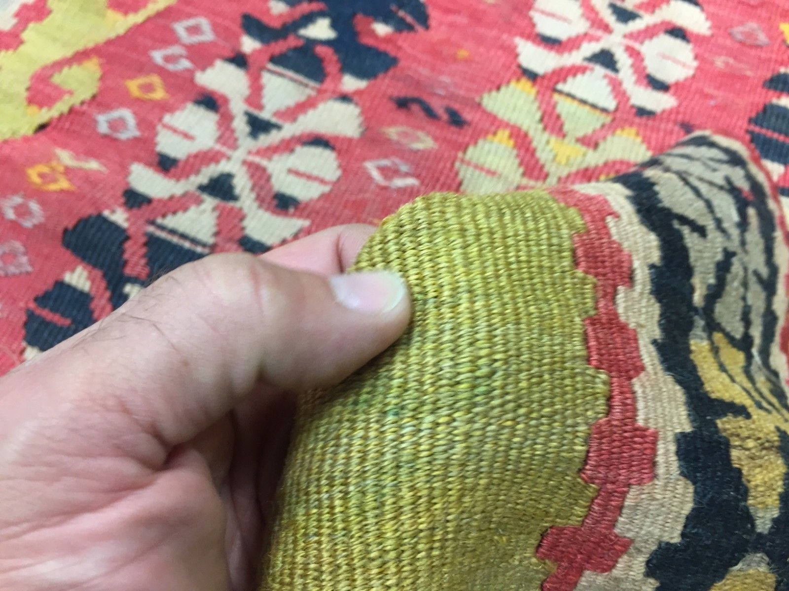 Antique Turkish Kilim Rug shabby vintage old wool country home Kelim 150x88cm Antiques:Carpets & Rugs kilimshop.myshopify.com