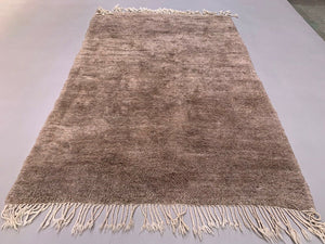 Vintage Turkish Camel Hair Rug 200x133 cm Turkish Carpet beige, Medium