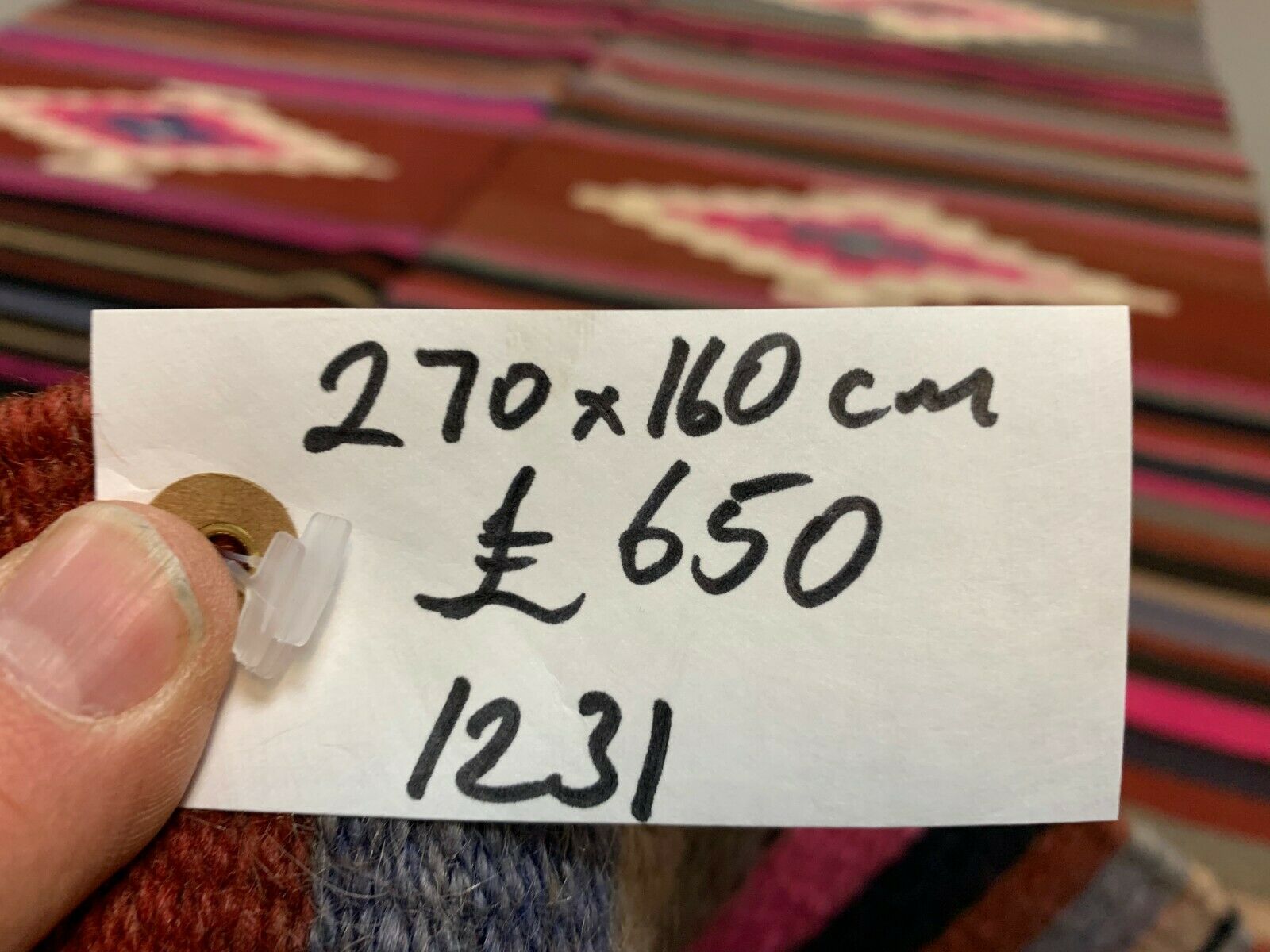 Vintage Turkish Kilim 270x160 cm wool kelim rug Large Purple, Pink, Black kilimshop.myshopify.com