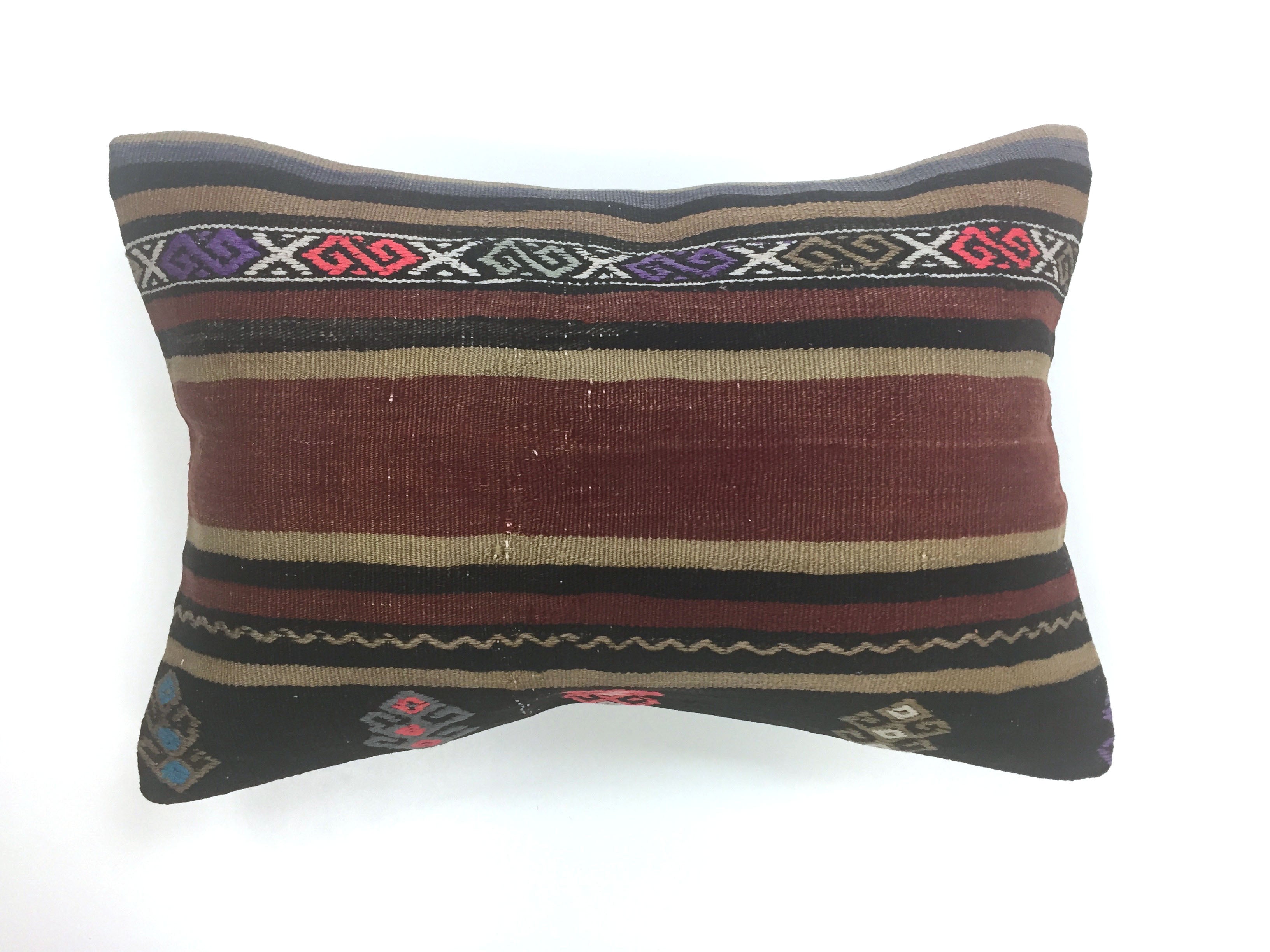 Turkish Moroccan Kilim Cushion Cover, Kelim Pillow 60x40 cm Home, Furniture & DIY:Home Decor:Cushions kilimshop.myshopify.com