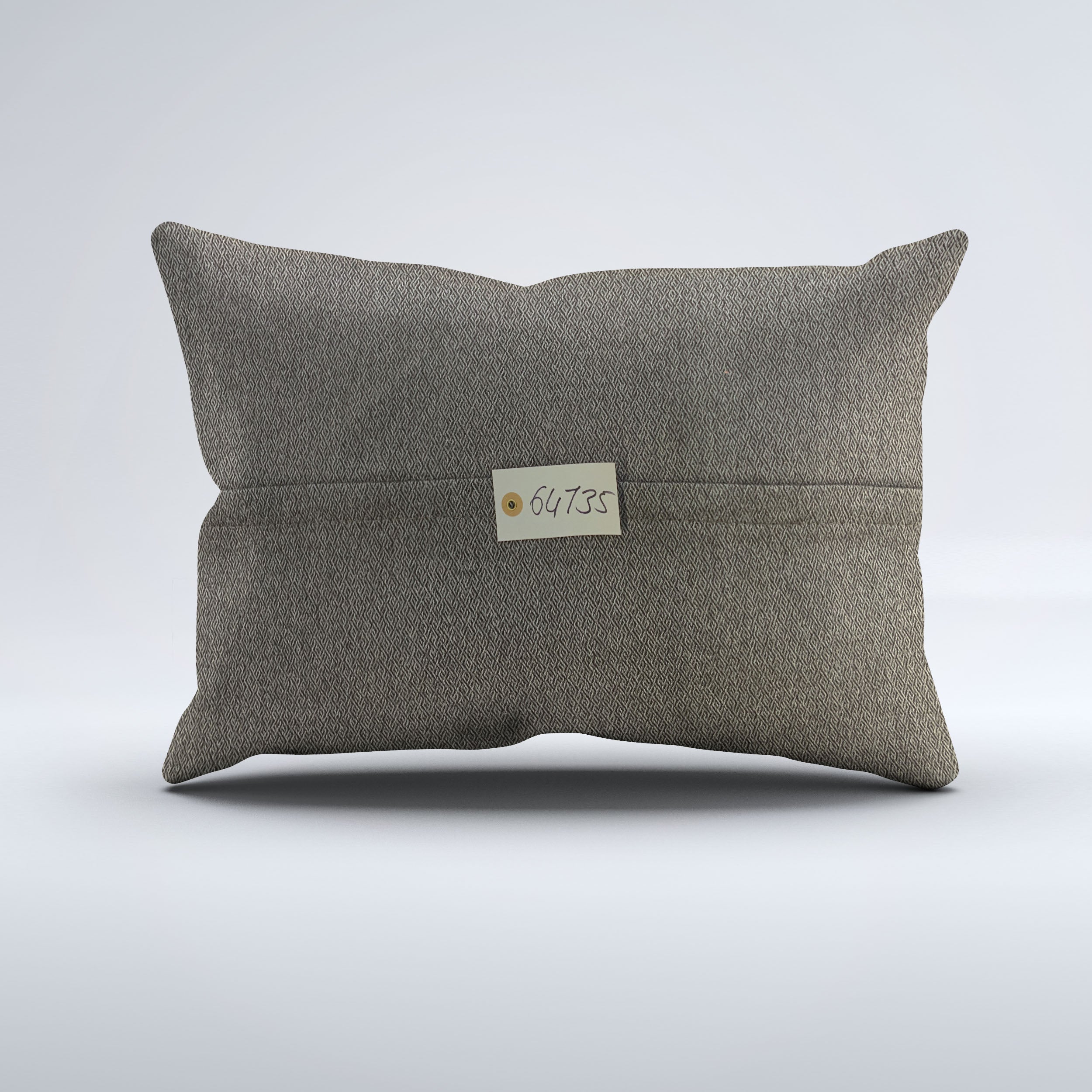 Vintage Turkish Kilim Cushion Cover 60x40 cm Square Wool Kelim Pillowcase 64735