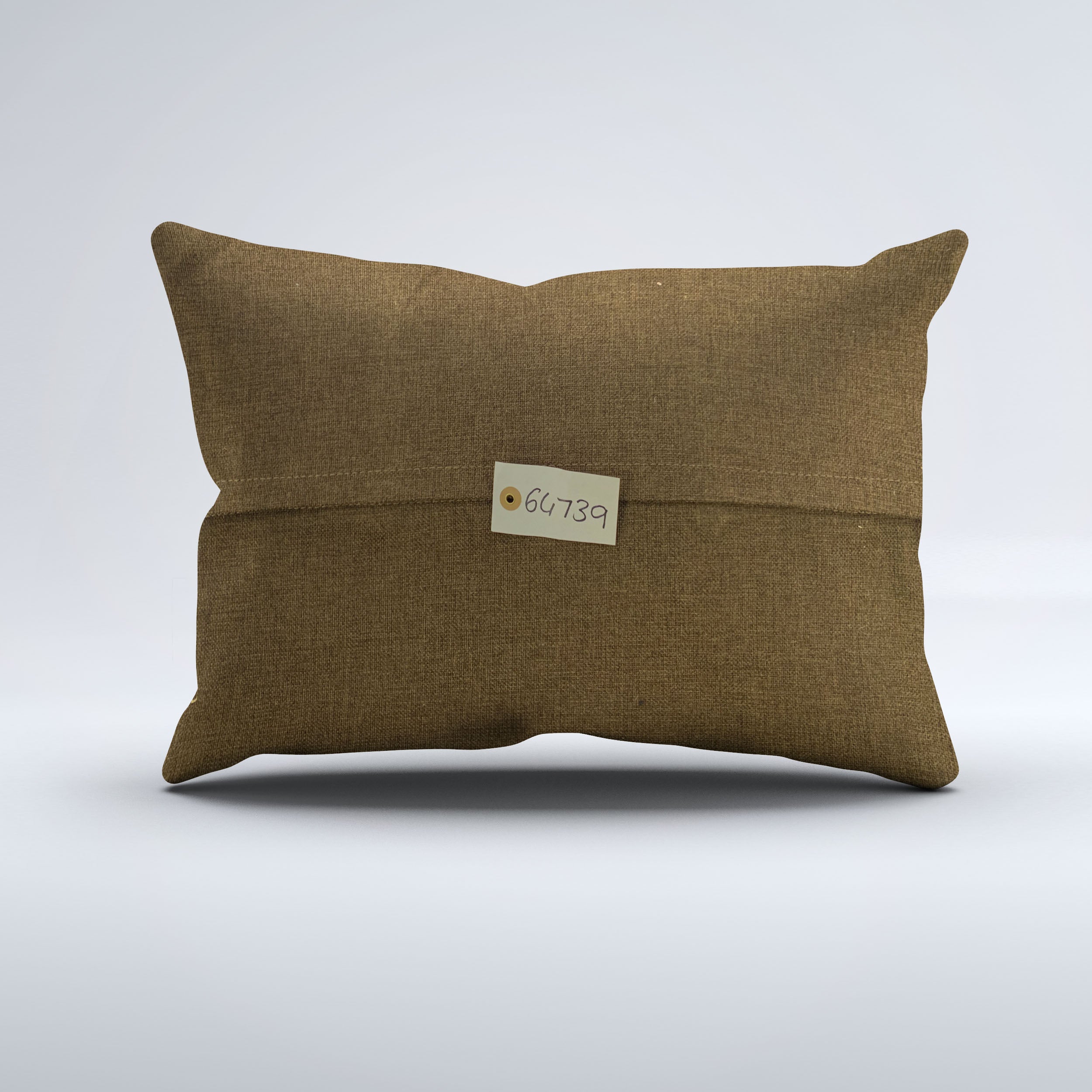 Vintage Turkish Kilim Cushion Cover 60x40 cm Square Wool Kelim Pillowcase 64739