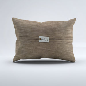 Vintage Turkish Kilim Cushion Cover 60x40 cm Square Wool Kelim Pillowcase 64747