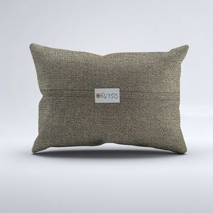 Vintage Turkish Kilim Cushion Cover 60x40 cm Square Wool Kelim Pillowcase 64750