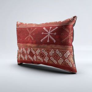 Vintage Turkish Kilim Cushion Cover 60x40 cm Square Wool Kelim Pillowcase 64758