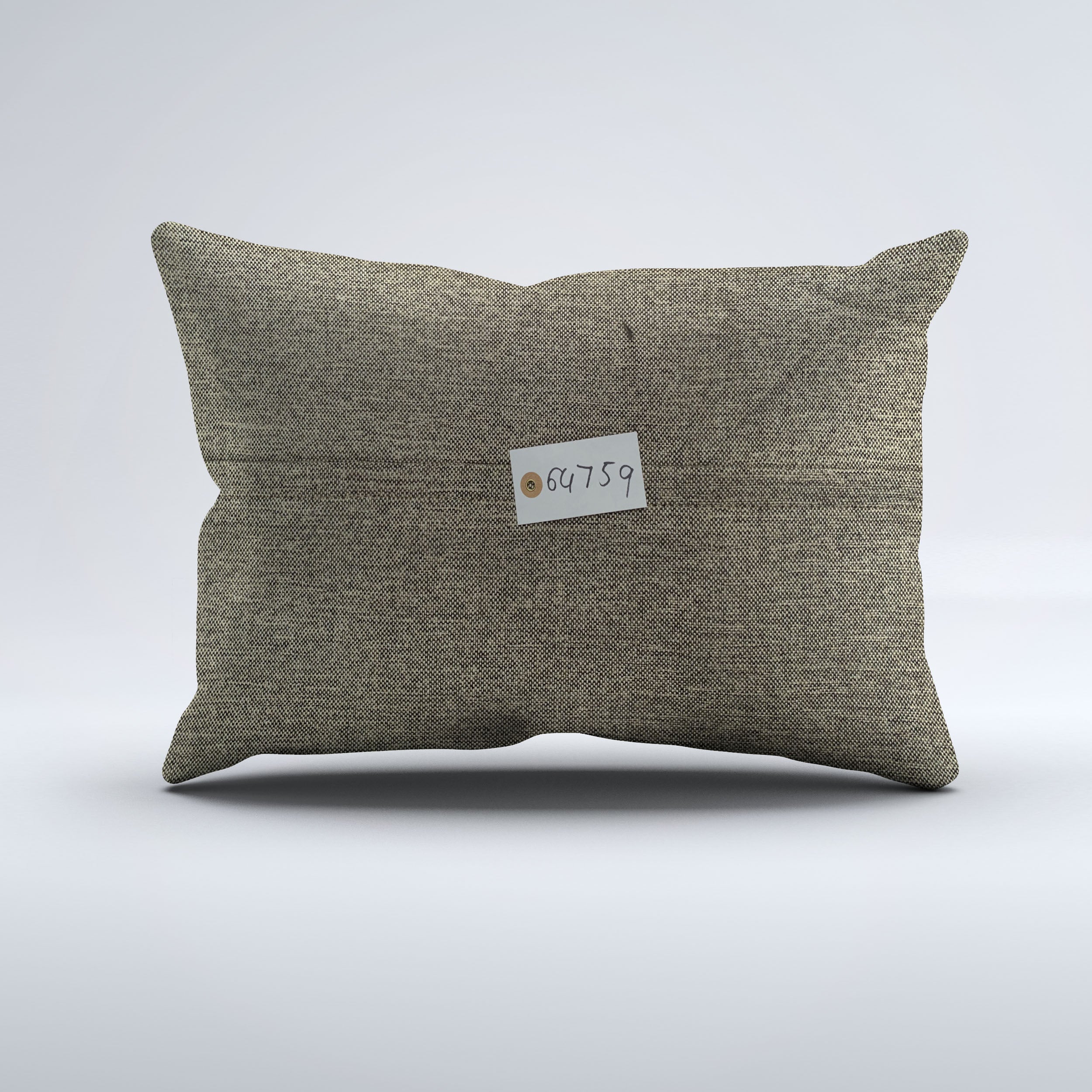 Vintage Turkish Kilim Cushion Cover 60x40 cm Square Wool Kelim Pillowcase 64759