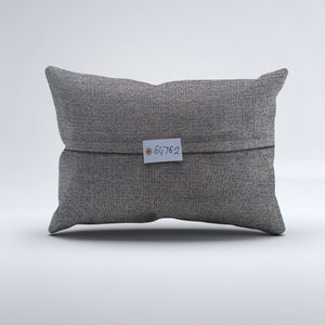Vintage Turkish Kilim Cushion Cover 60x40 cm Square Wool Kelim Pillowcase 64762