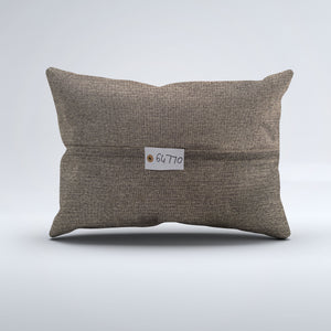 Vintage Turkish Kilim Cushion Cover 60x40 cm Square Wool Kelim Pillowcase 64770