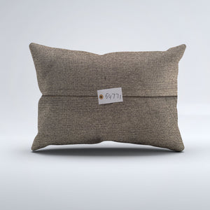 Vintage Turkish Kilim Cushion Cover 60x40 cm Square Wool Kelim Pillowcase 64771