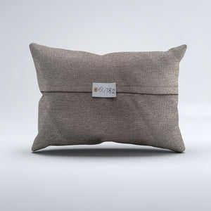 Vintage Turkish Kilim Cushion Cover 60x40 cm Square Wool Kelim Pillowcase 64782