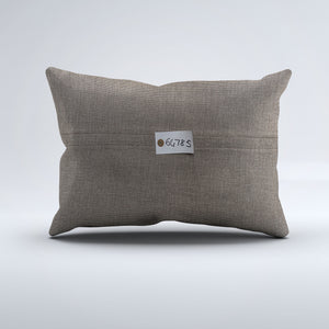 Vintage Turkish Kilim Cushion Cover 60x40 cm Square Wool Kelim Pillowcase 64785