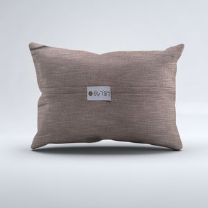 Vintage Turkish Kilim Cushion Cover 60x40 cm Square Wool Kelim Pillowcase 64787