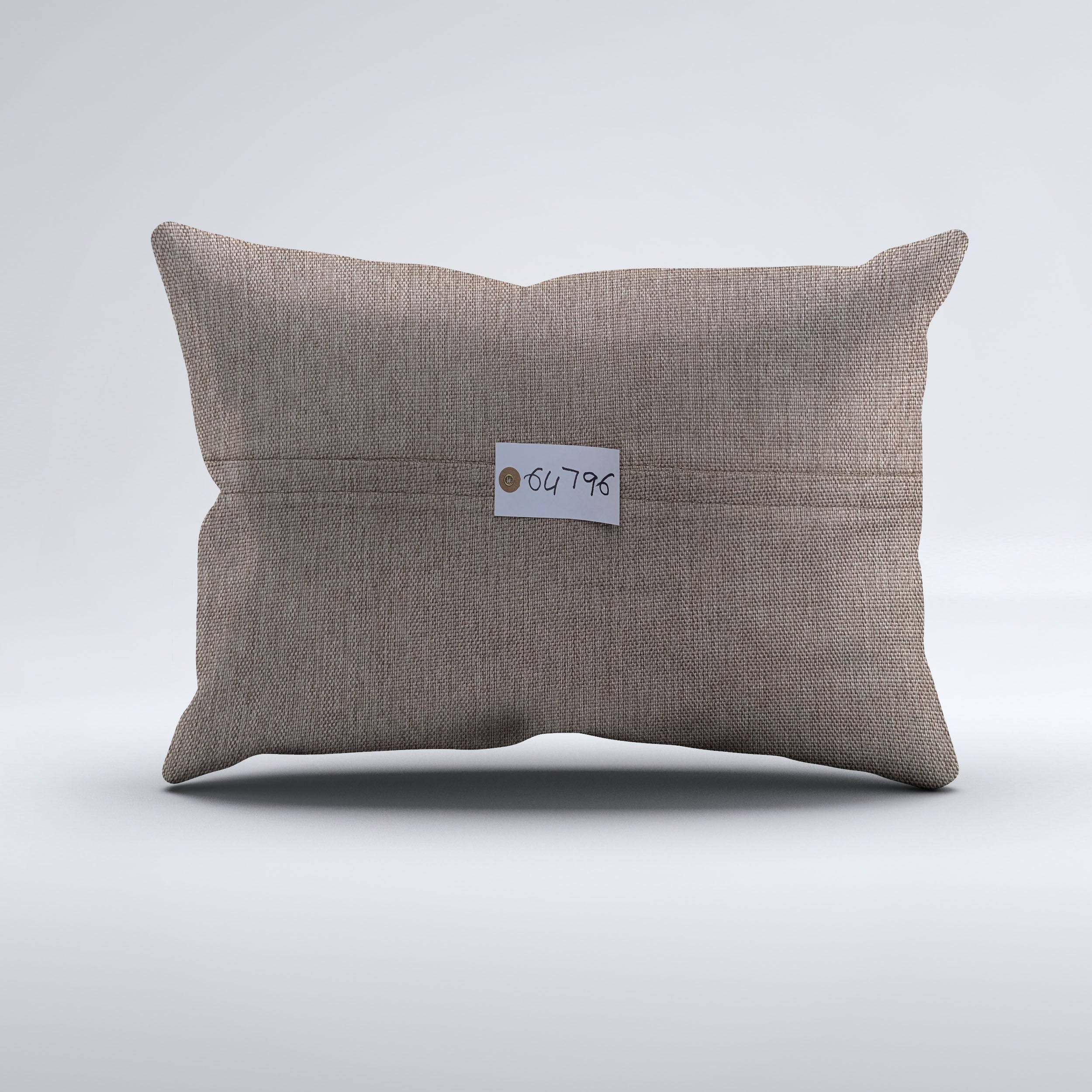 Vintage Turkish Kilim Cushion Cover 60x40 cm Square Wool Kelim Pillowcase 64796