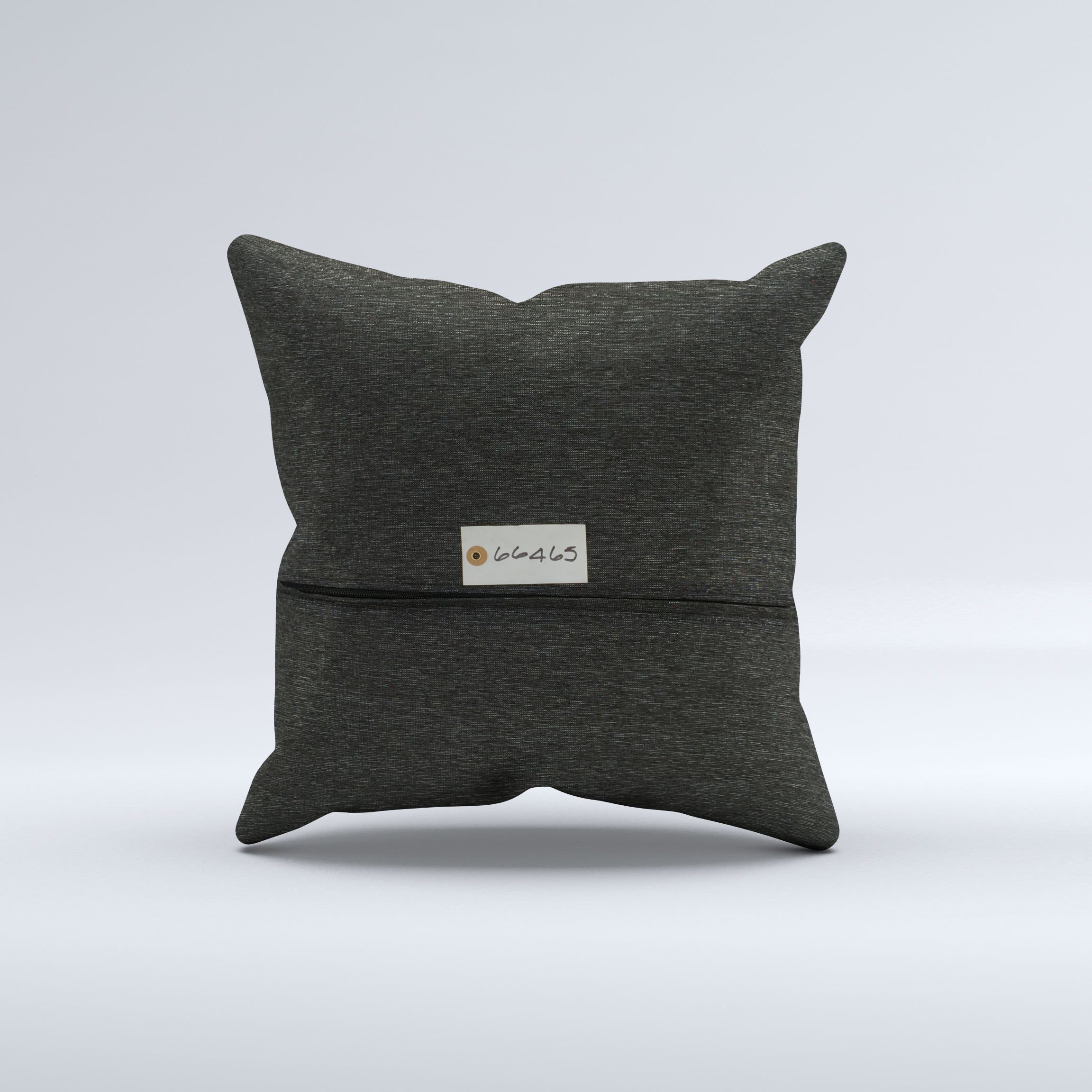 Vintage Turkish Kilim Cushion Cover 60x60 cm Square Wool Large Pillowcase 66465
