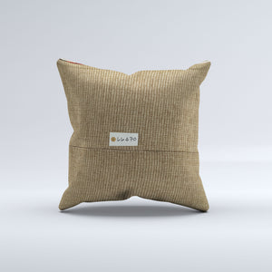 Vintage Turkish Kilim Cushion Cover 60x60 cm Square Wool Large Pillowcase 66470