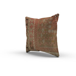 Vintage Turkish Kilim Cushion Cover 60x60 cm Square Wool Large Pillowcase 66490