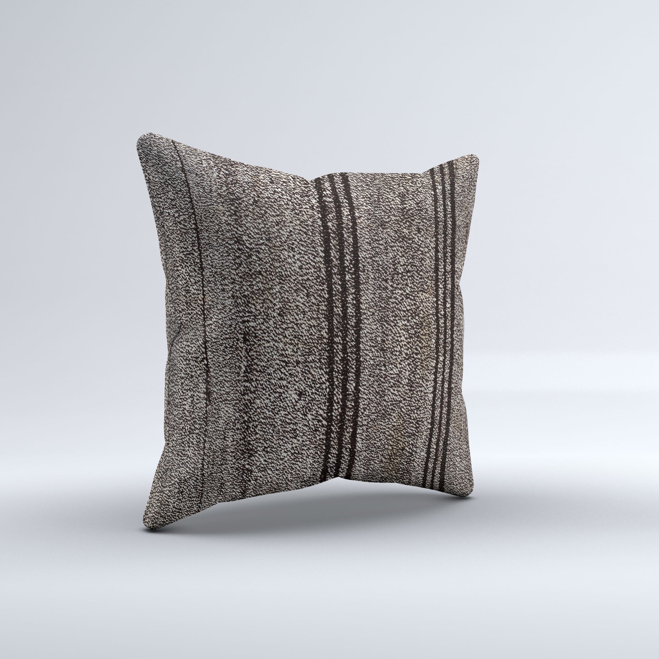 Vintage Turkish Kilim Cushion Cover 60x60 cm Square Wool Large Pillowcase 66497