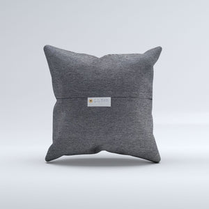 Vintage Turkish Kilim Cushion Cover 60x60 cm Square Wool Large Pillowcase 66500