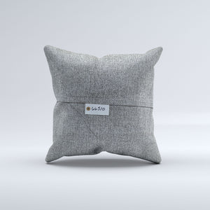 Vintage Turkish Kilim Cushion Cover 60x60 cm Square Wool Large Pillowcase 66510