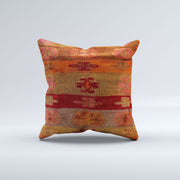 Turkish Kilim, Carpet Cushion Cover 60x60 cm Square Wool Large Pillowcase 66518